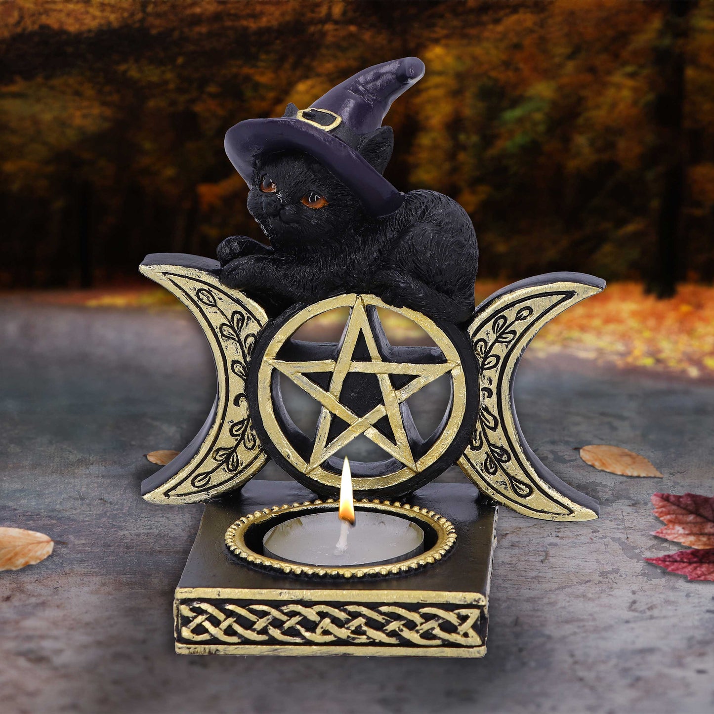 Black Magic Tea Light Holder