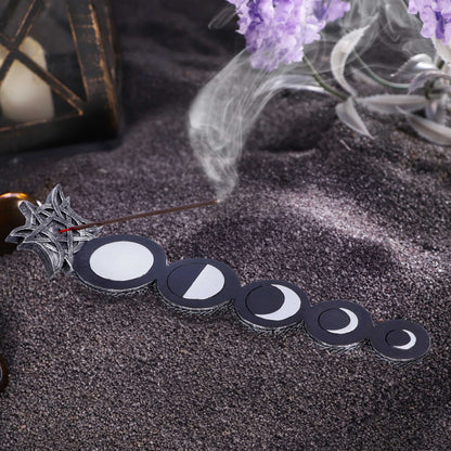 Moon Phases Incense Burner