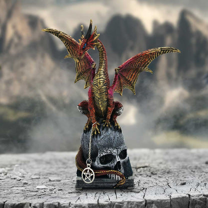 Fate of the World Dragon & Skull Figurine