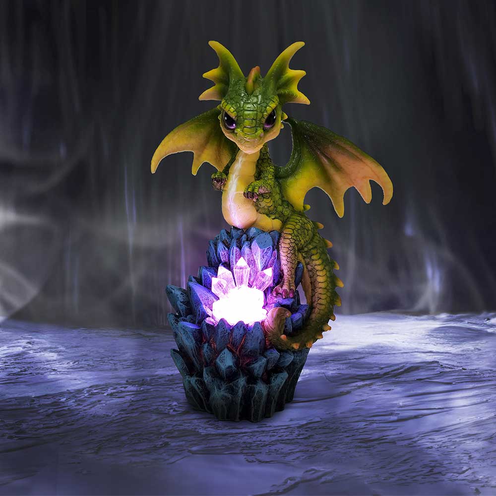 Crystal Peak Dragon Figurine