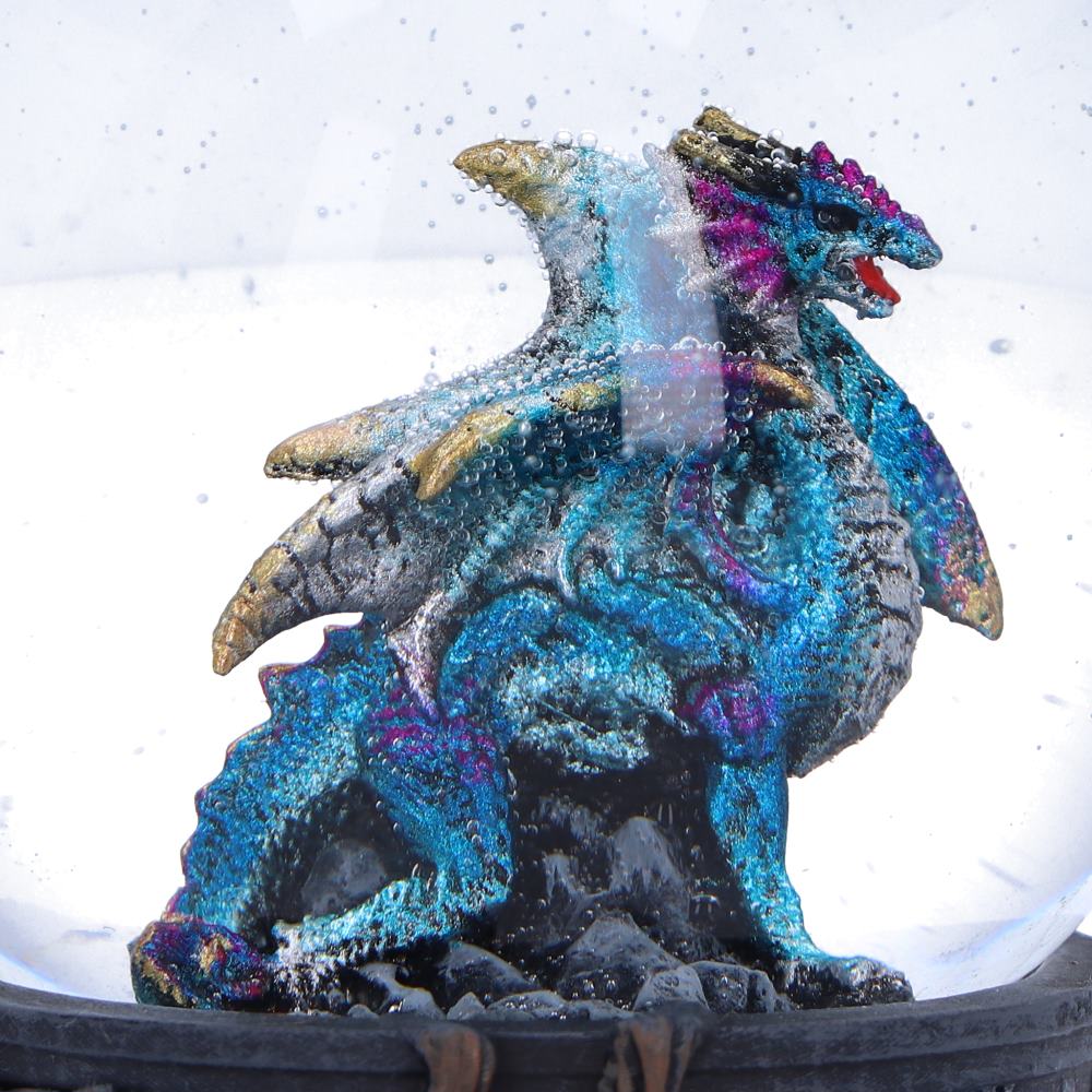 Dragon Storm Snow Globe