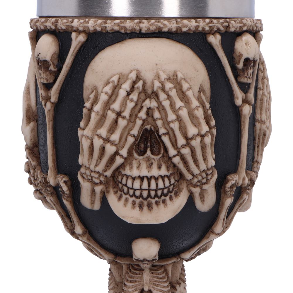 Three Wise Skeletons Goblet