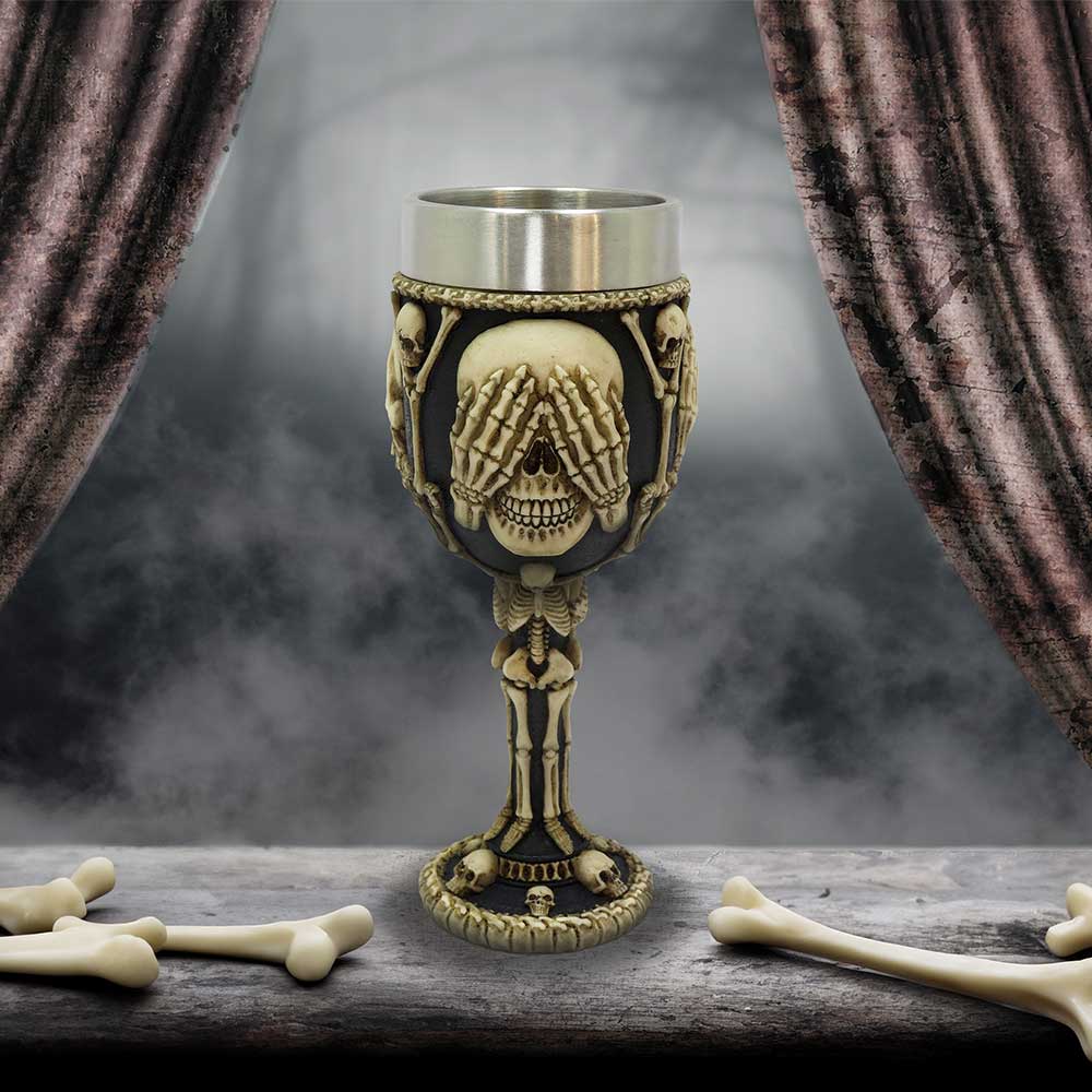 Three Wise Skeletons Goblet