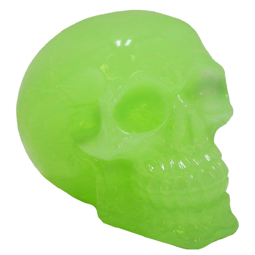 Phosphorescent Skull Figurine