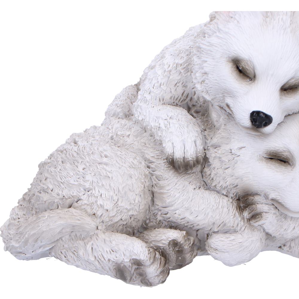 Sleepy Pups Wolf Figurine