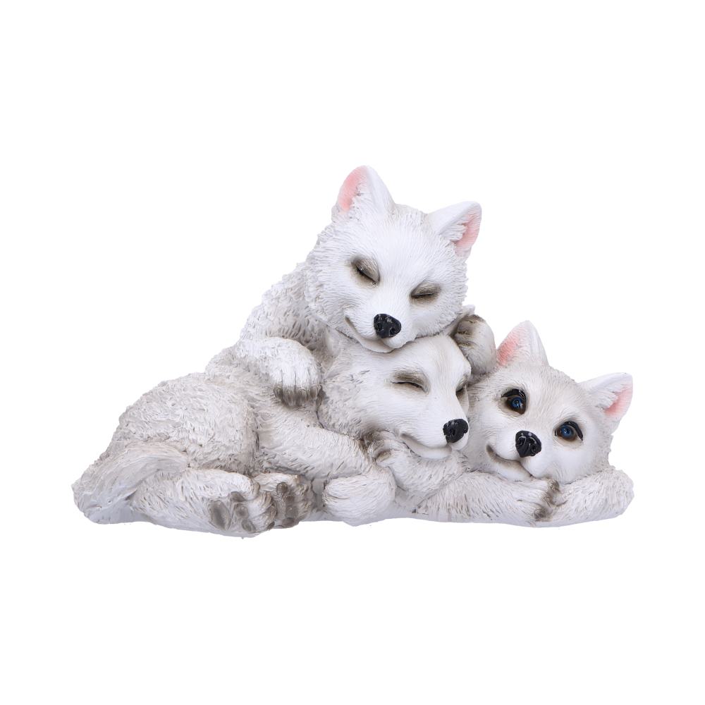 Sleepy Pups Wolf Figurine