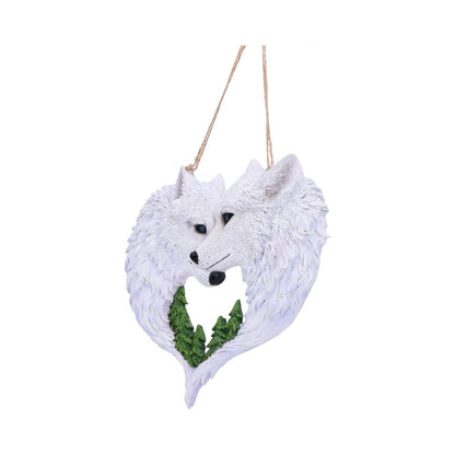 Snow In Love Wolves Decoration