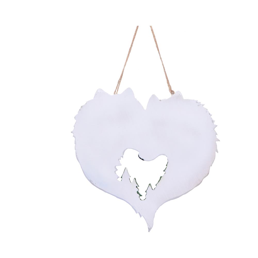 Snow In Love Wolves Decoration