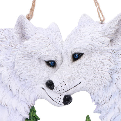 Snow In Love Wolves Decoration