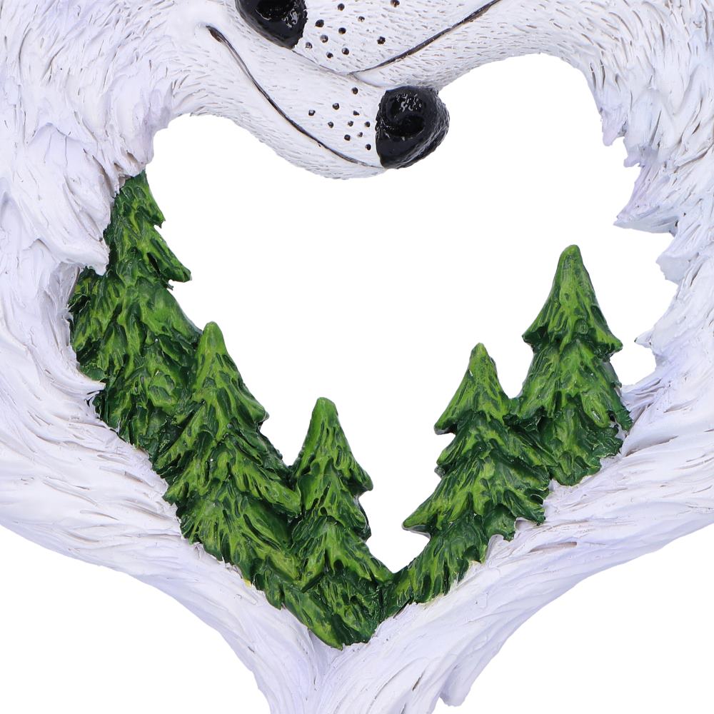 Snow In Love Wolves Decoration