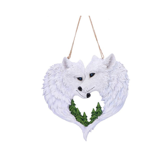 Snow In Love Wolves Decoration