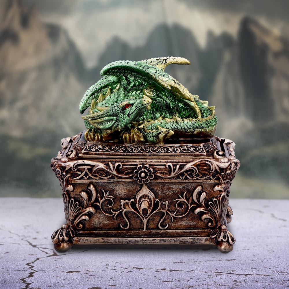 Guardian of the Hoard Dragon Trinket Box