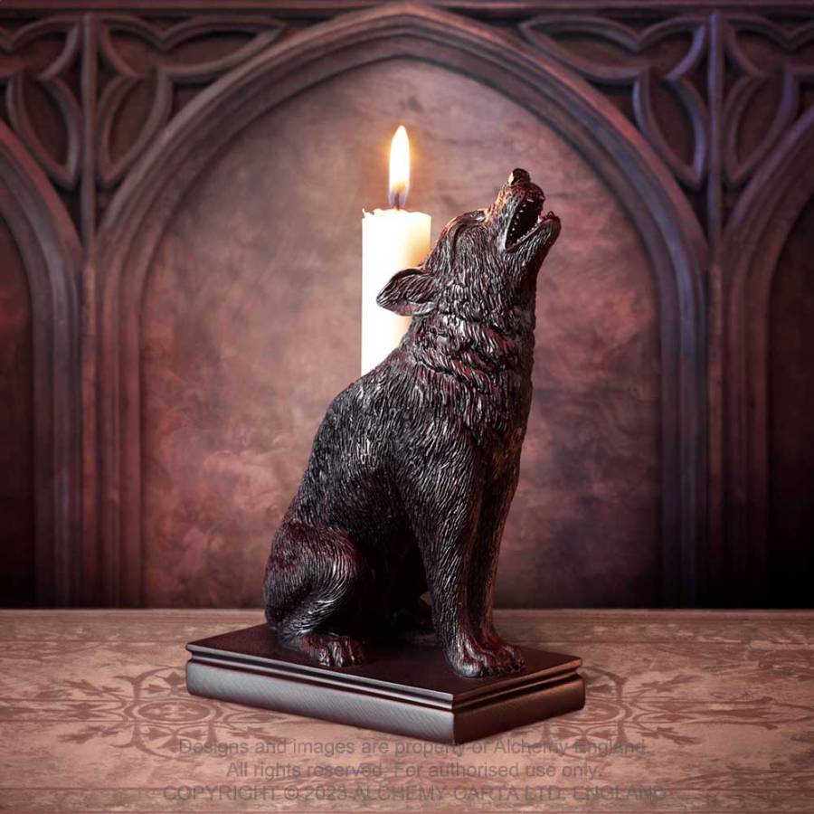 Ulula Noctis Wolf Candlestick