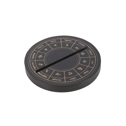 Black Astrology Wheel Tarot Card Stand